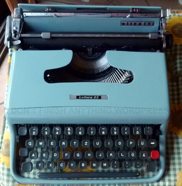 Macchine da scrivere: come ripararle, come fare manutenzione – I DON'T  FINISH ANYTH…